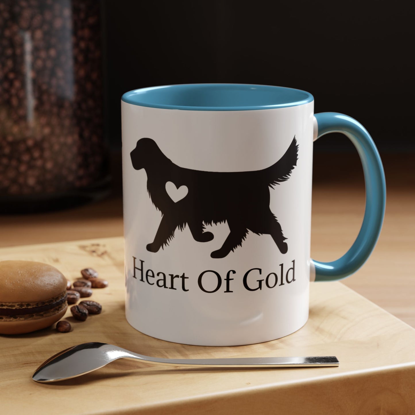 Heart Of Gold 2-Tone Coffee Mug