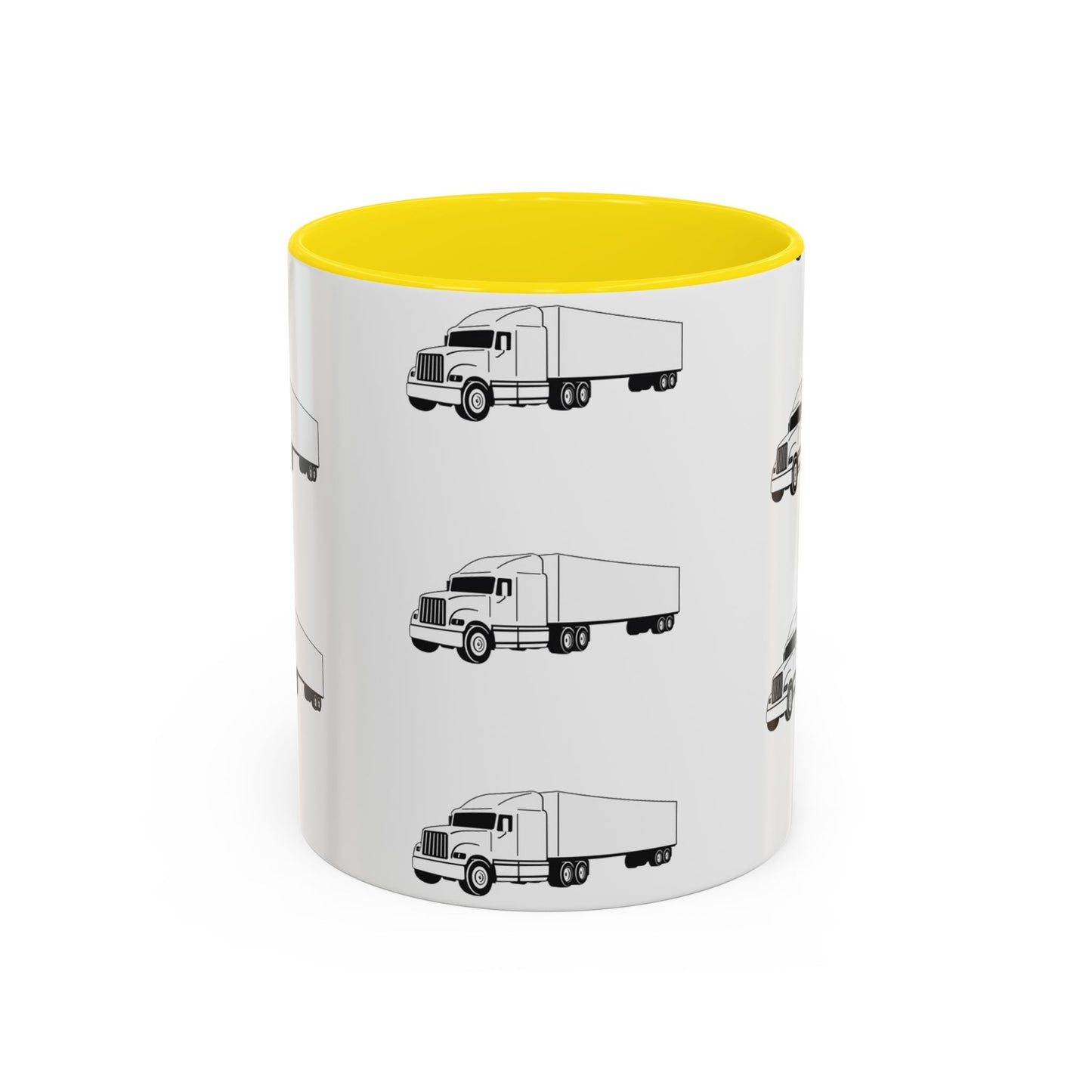 Semi Truck 2-Tone Coffee Mug