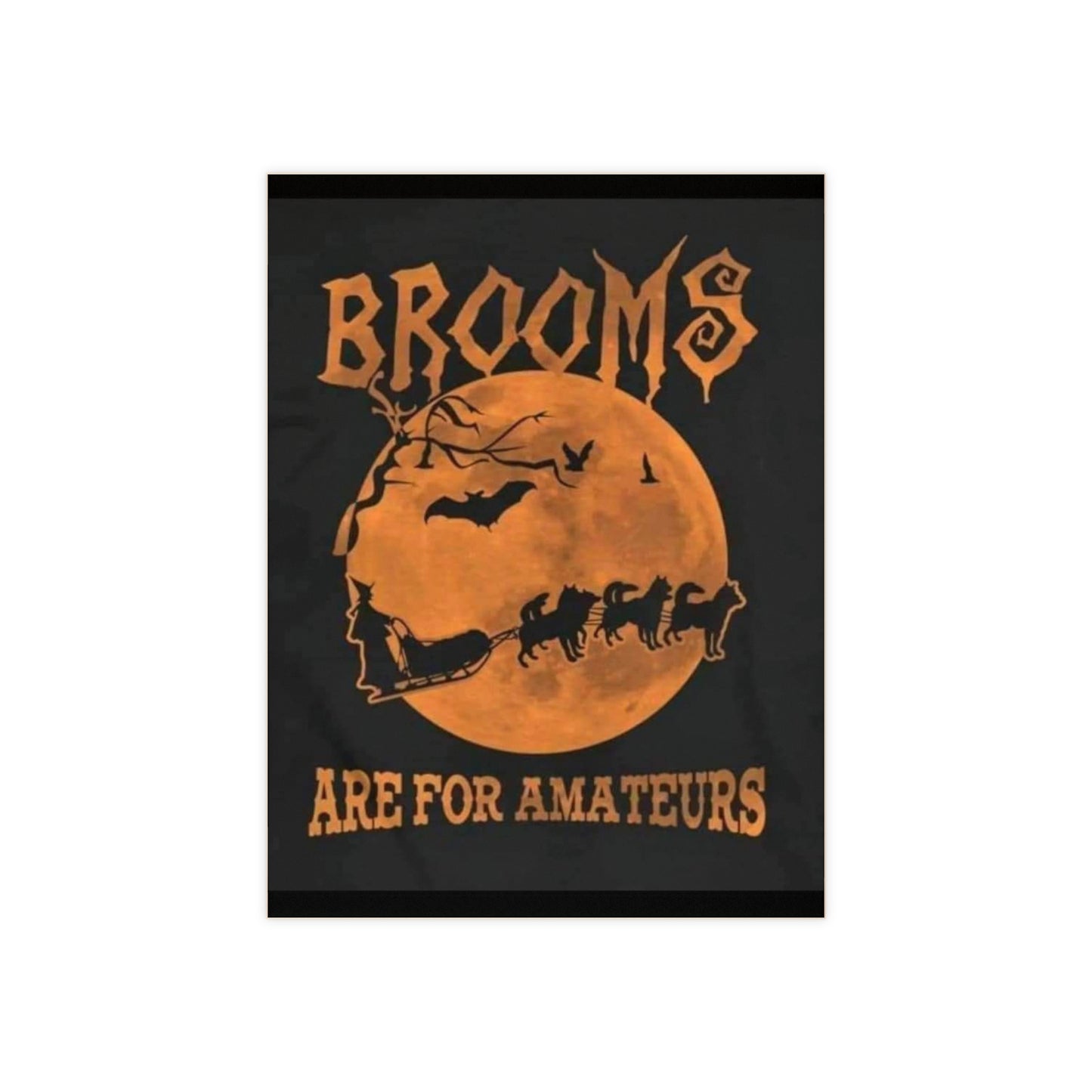 Brooms Are For Amateurs Ceramic Photo Tile