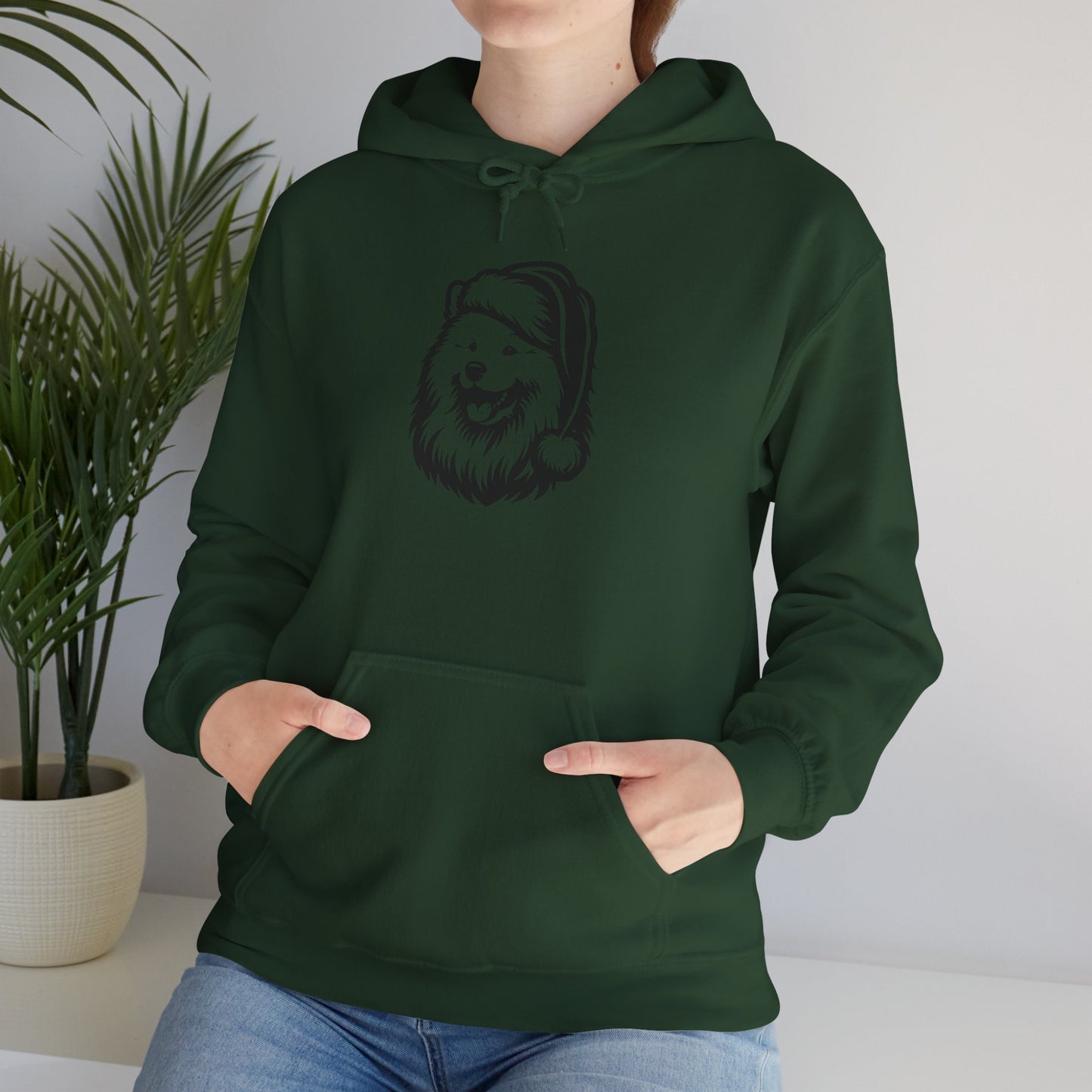 Santa Paws Samoyed Unisex Hoodie