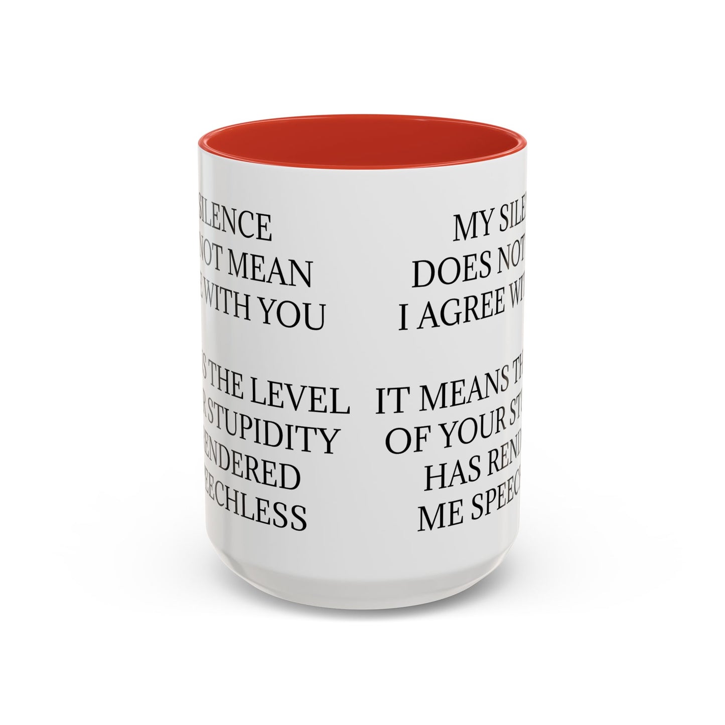 Speechless 2-Tone Coffee Mug