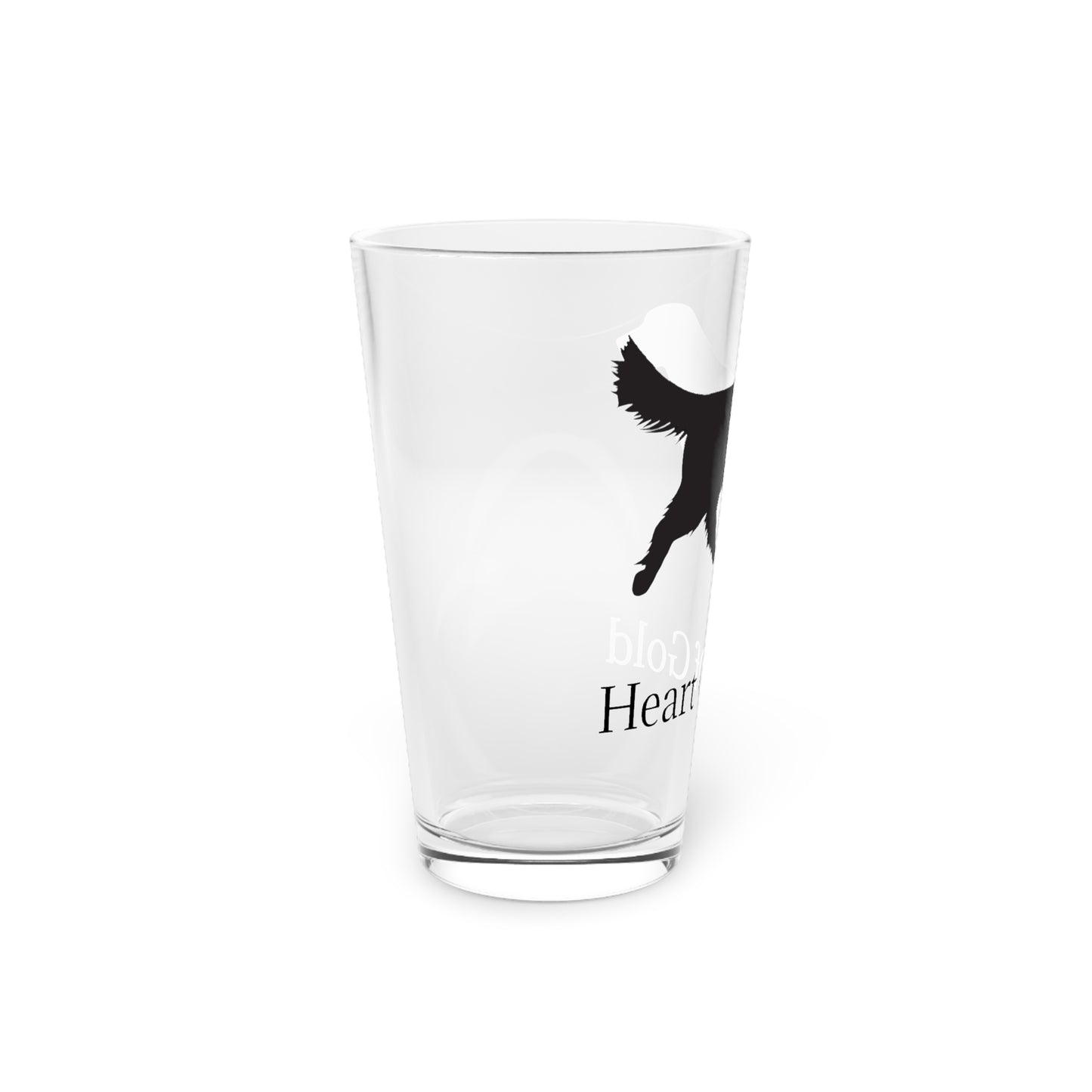 Heart Of Gold Drinking Glass