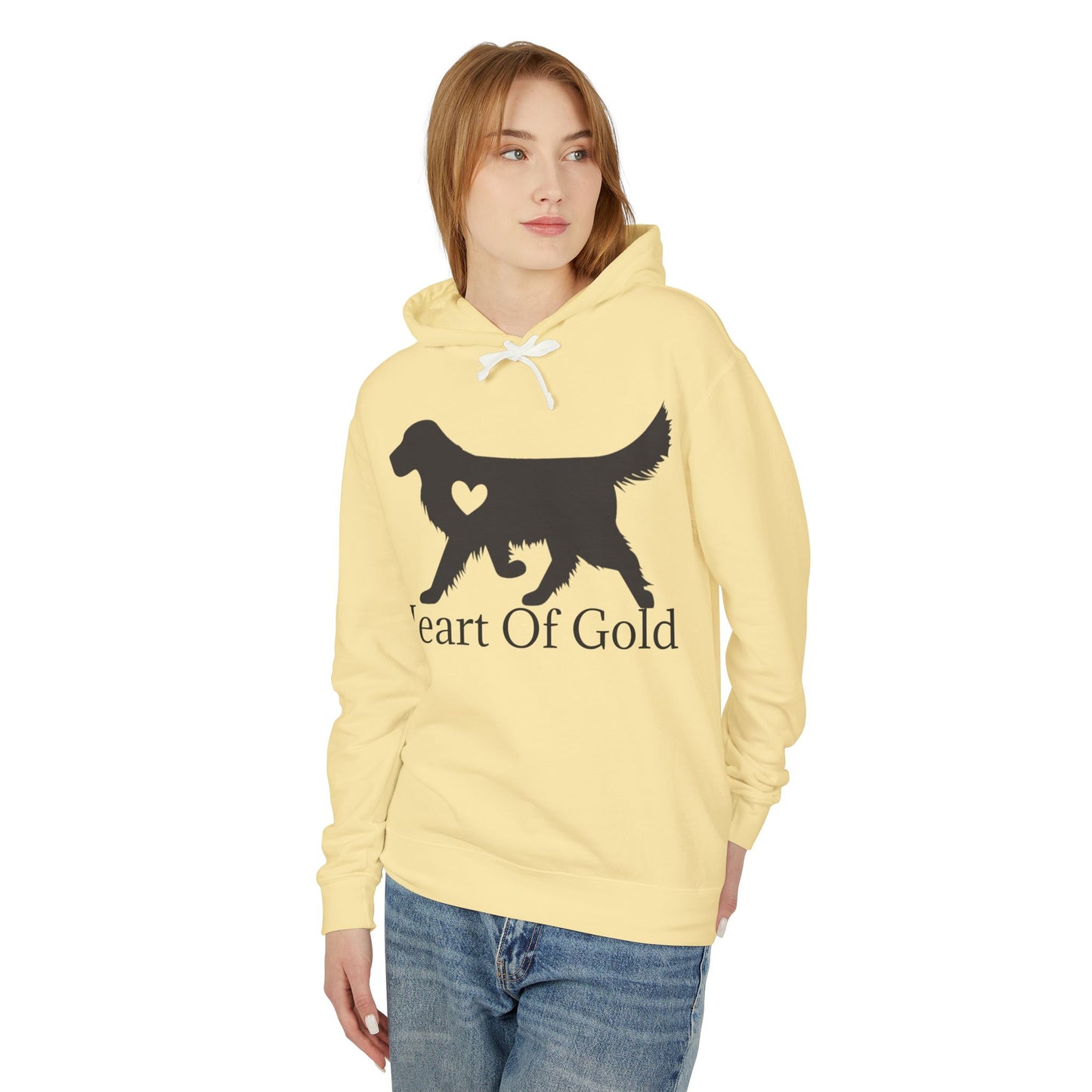 Heart Of Gold Unisex Lightweight Hoodie