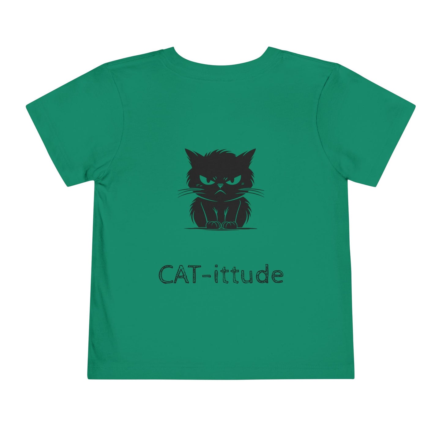 CAT-itude Toddler Unisex Short Sleeve Crewneck Tee