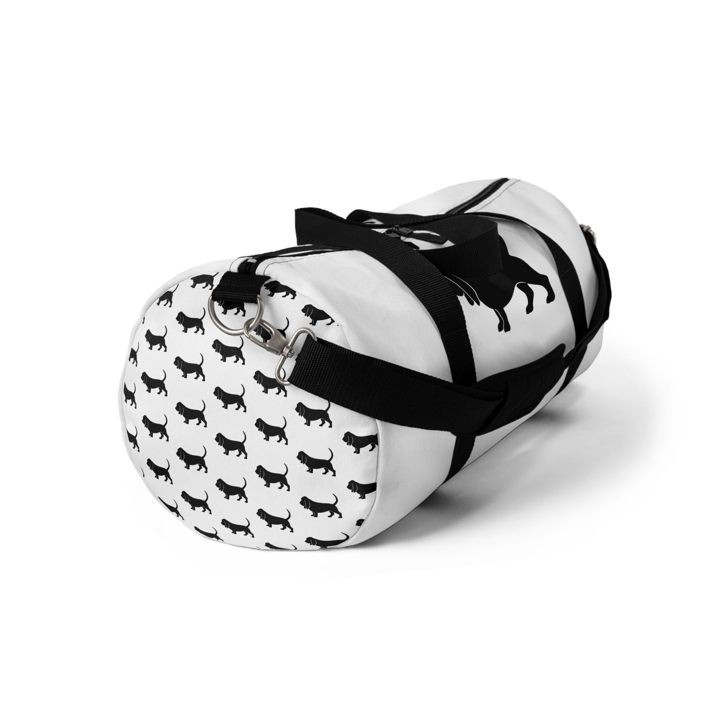 Basset Hound Silhouette Duffel Bag
