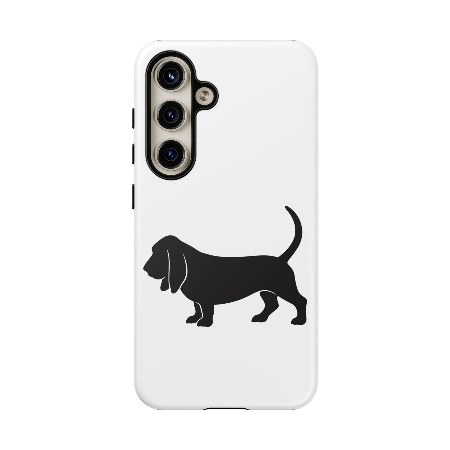 Basset Hound Silhouette Samsung Case