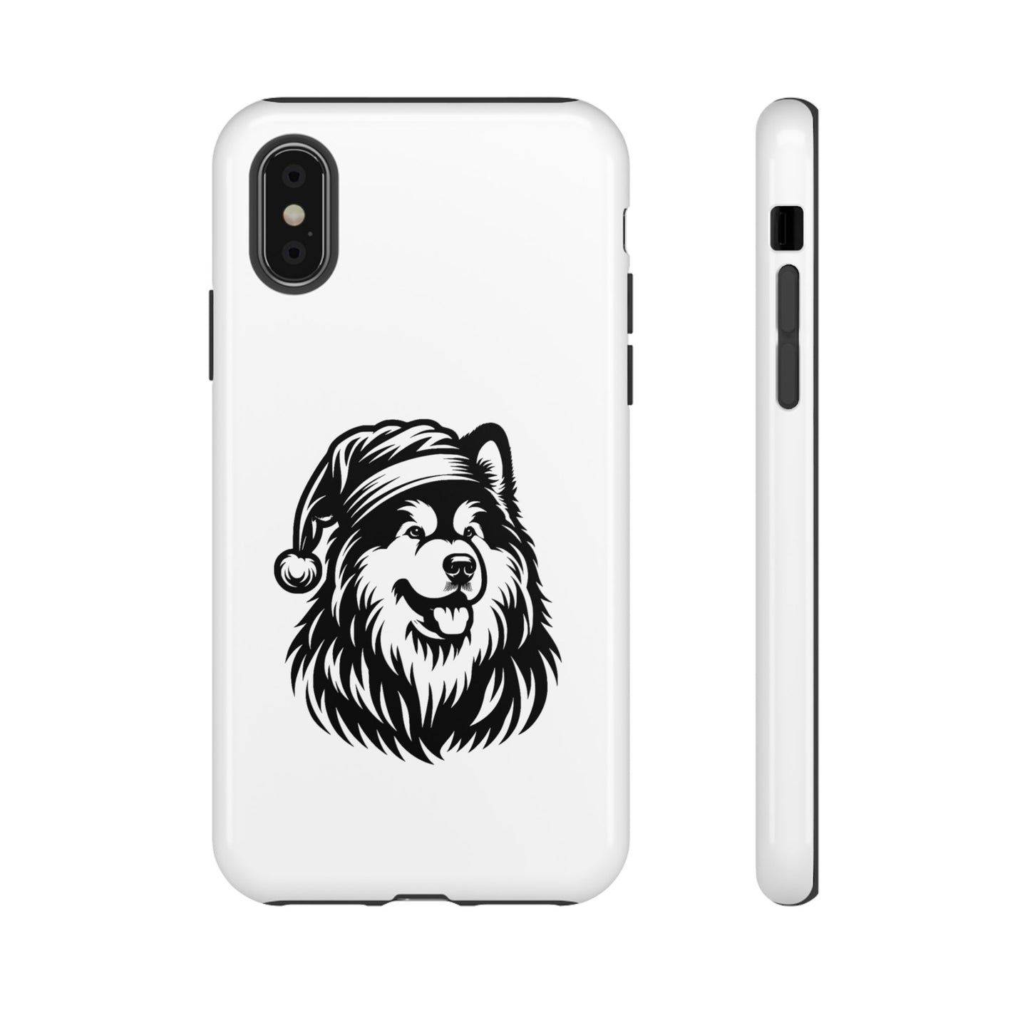 Santa Paws Malamute iPhone Case