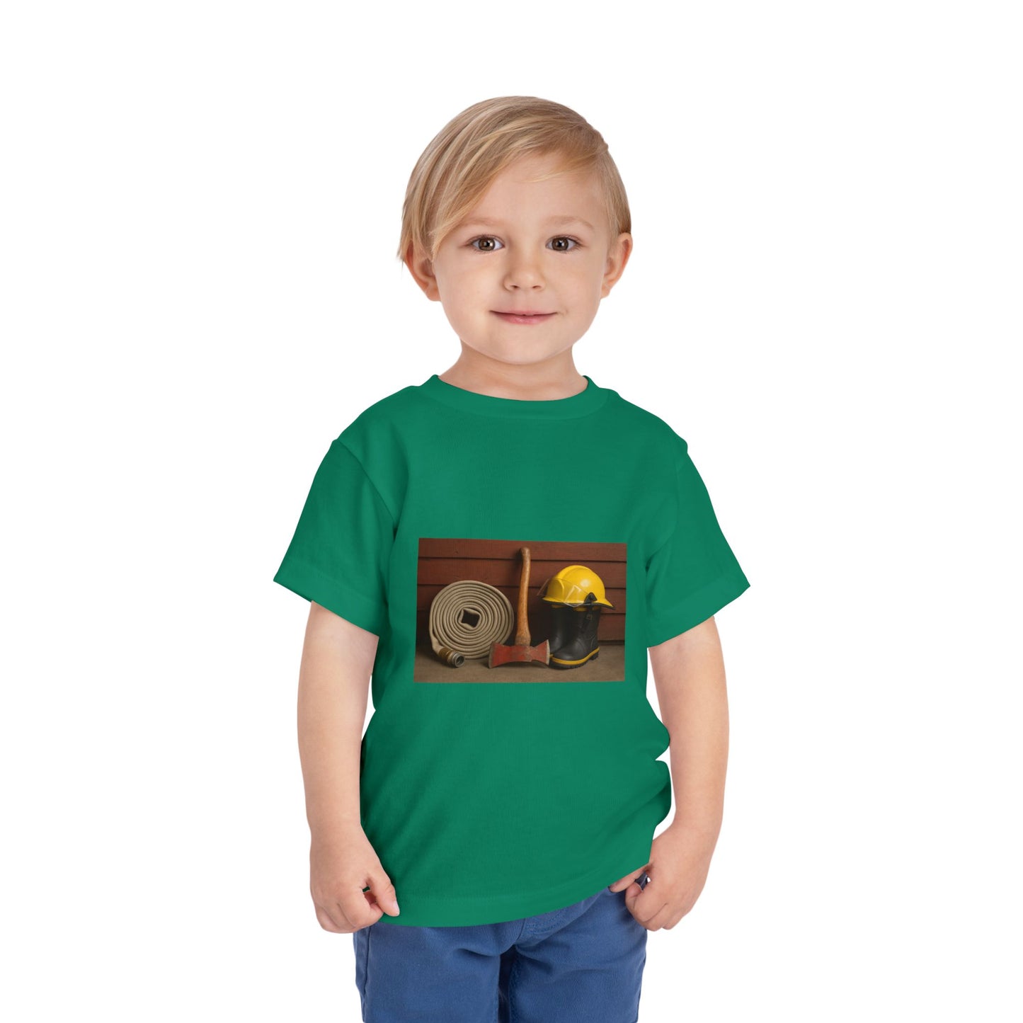 Fire/Rescue Appreciation Toddler Unisex Short Sleeve Crewneck Tee