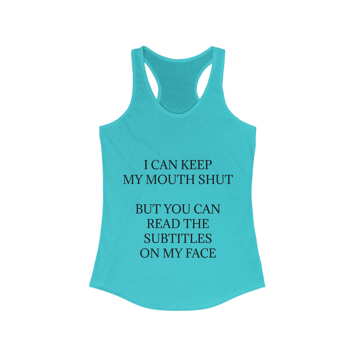 Subtitles Women's Racerback Tank