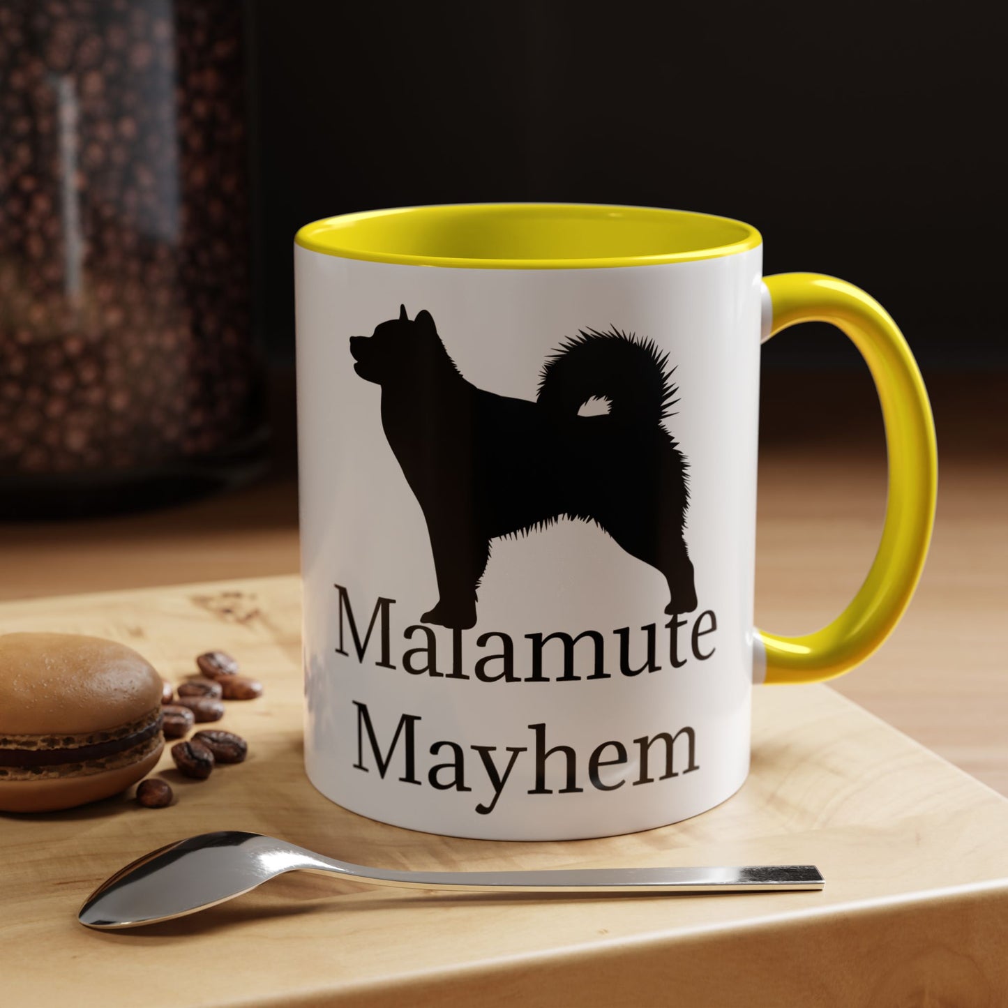Malamute Mayhem 2-Tone Coffee Mug