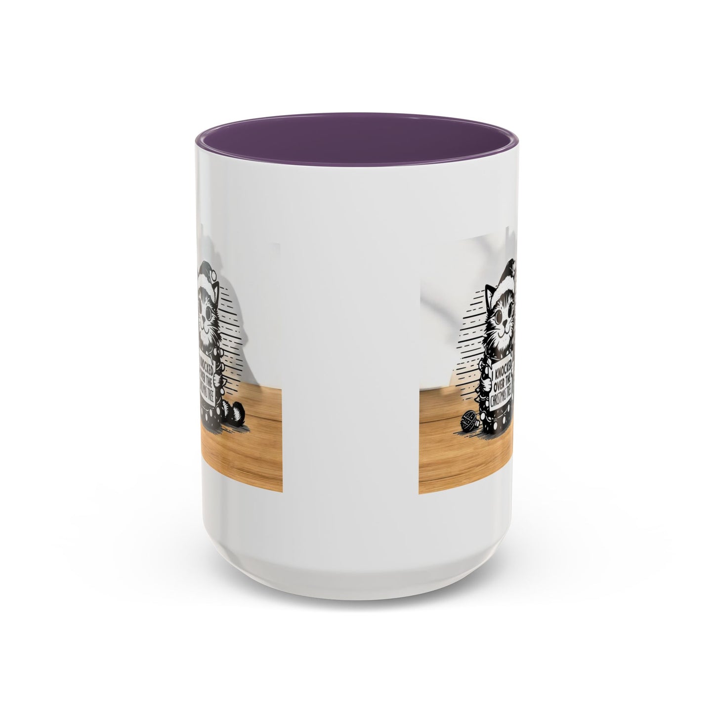 Naughty Cat 2-Tone Coffee Mug