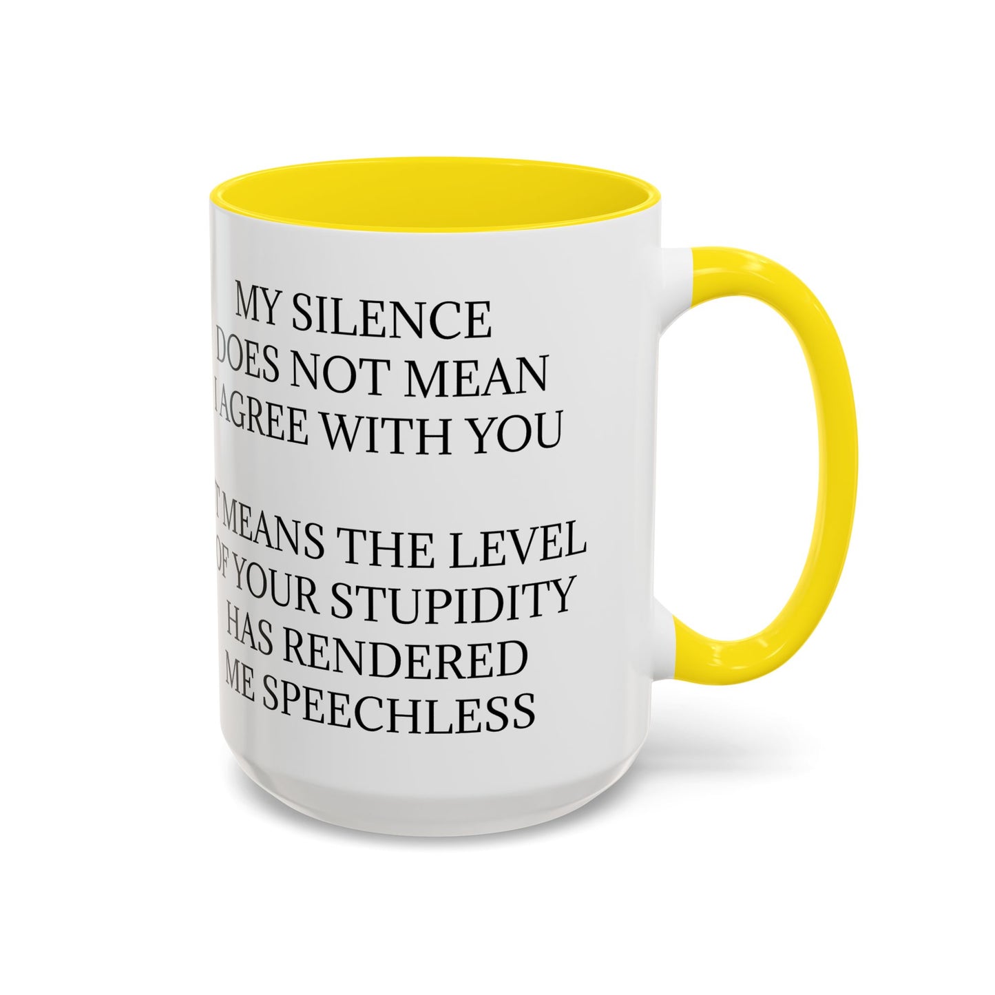 Speechless 2-Tone Coffee Mug