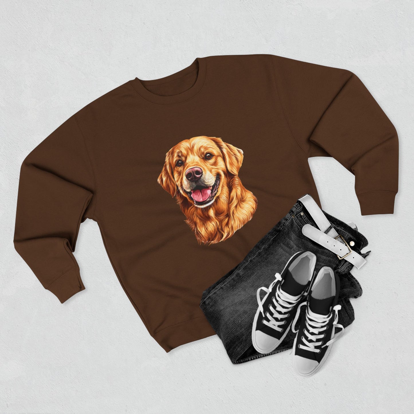 Golden Head Unisex Crewneck Sweatshirt