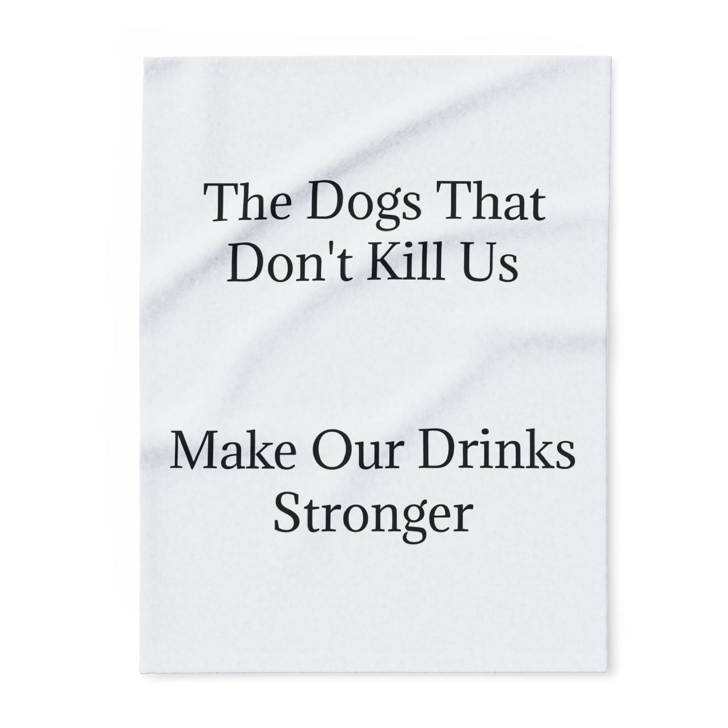 Drinks Stronger Arctic Fleece Blanket