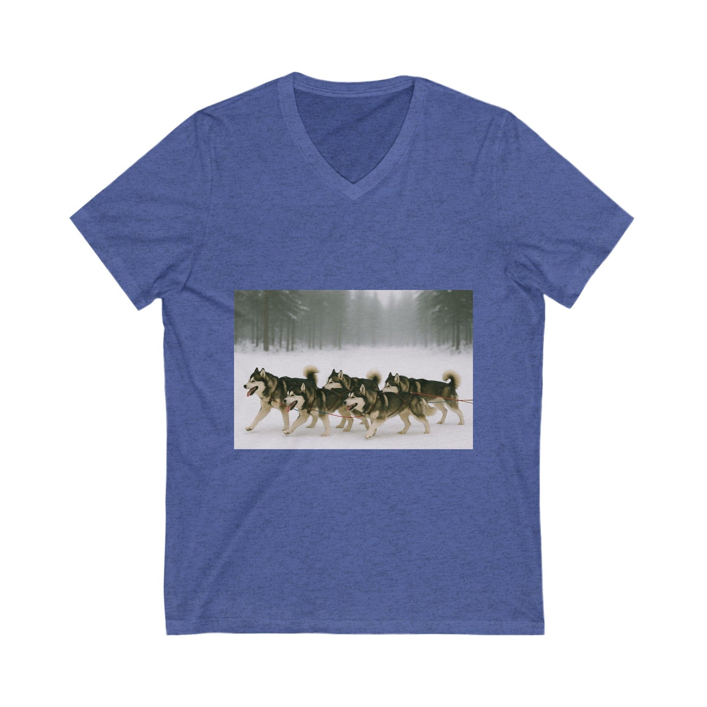 Mush On Unisex Short Sleeve V-Neck Tee