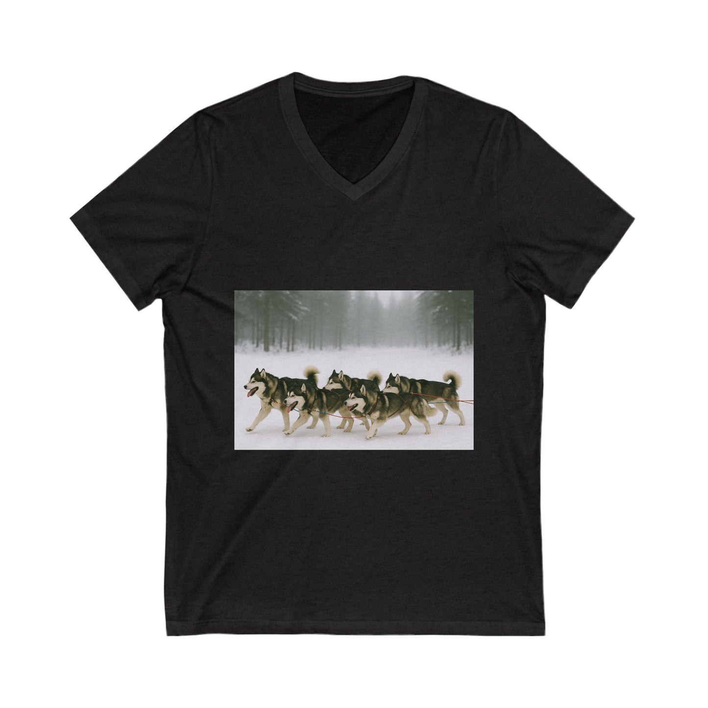 Mush On Unisex Short Sleeve V-Neck Tee