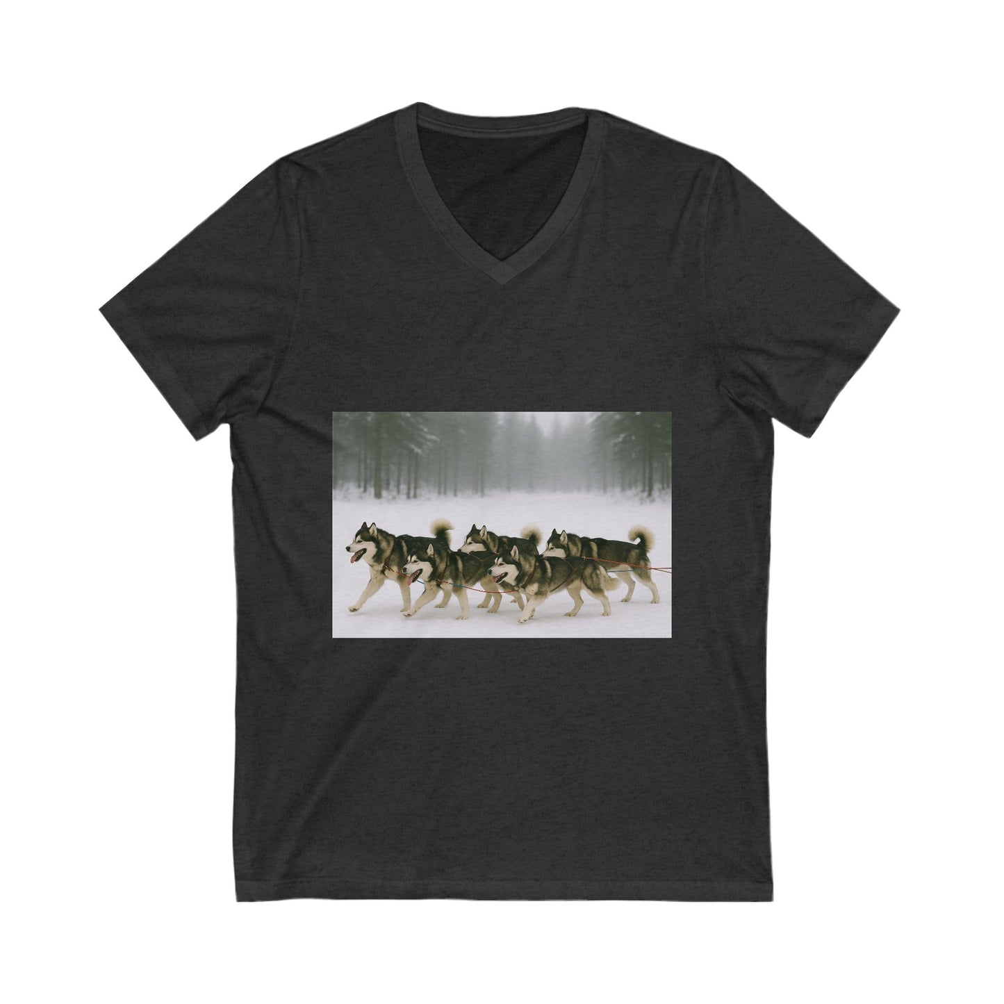 Mush On Unisex Short Sleeve V-Neck Tee