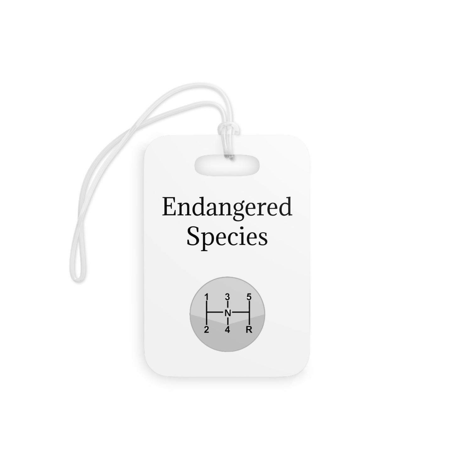 Endangered Species Luggage Tag