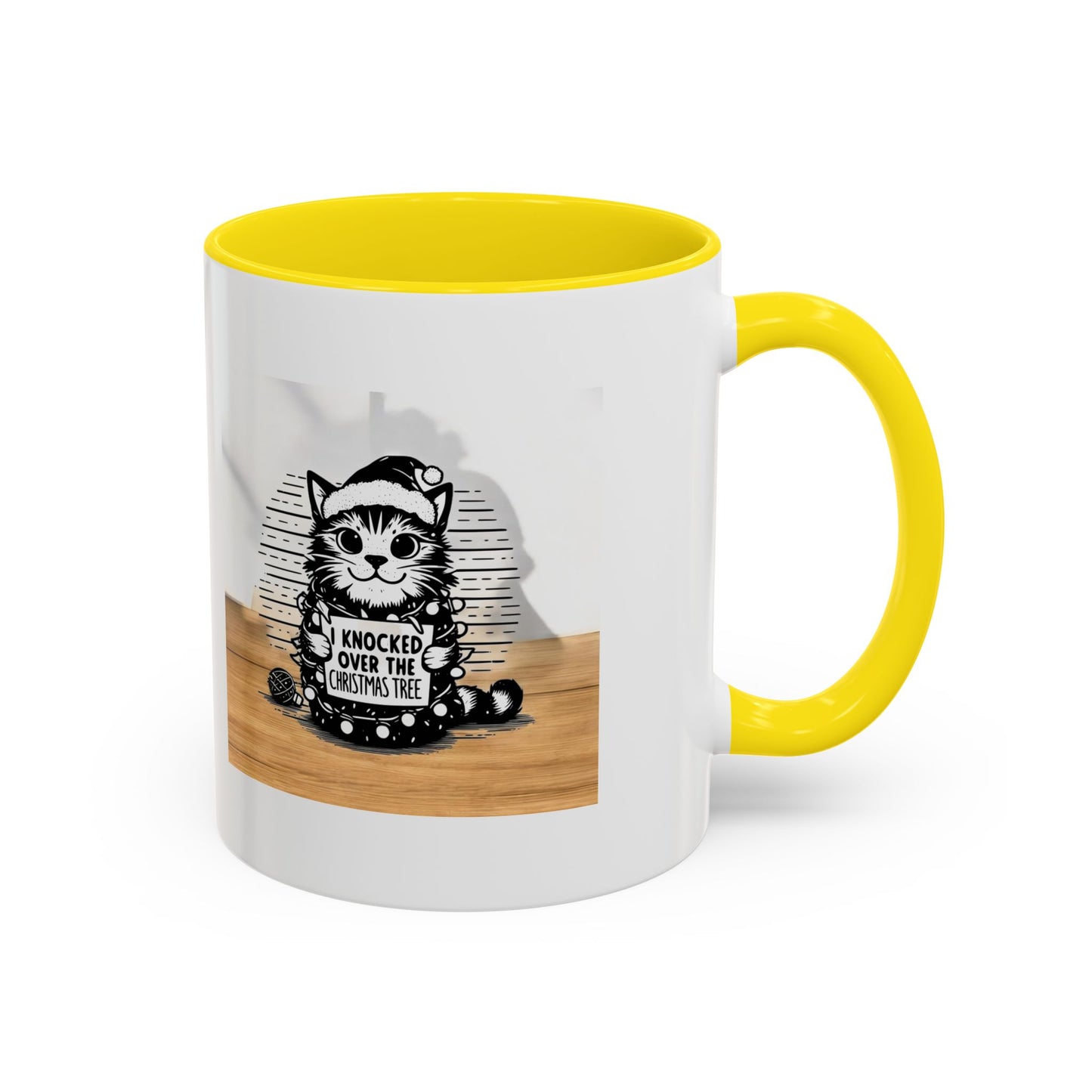 Naughty Cat 2-Tone Coffee Mug