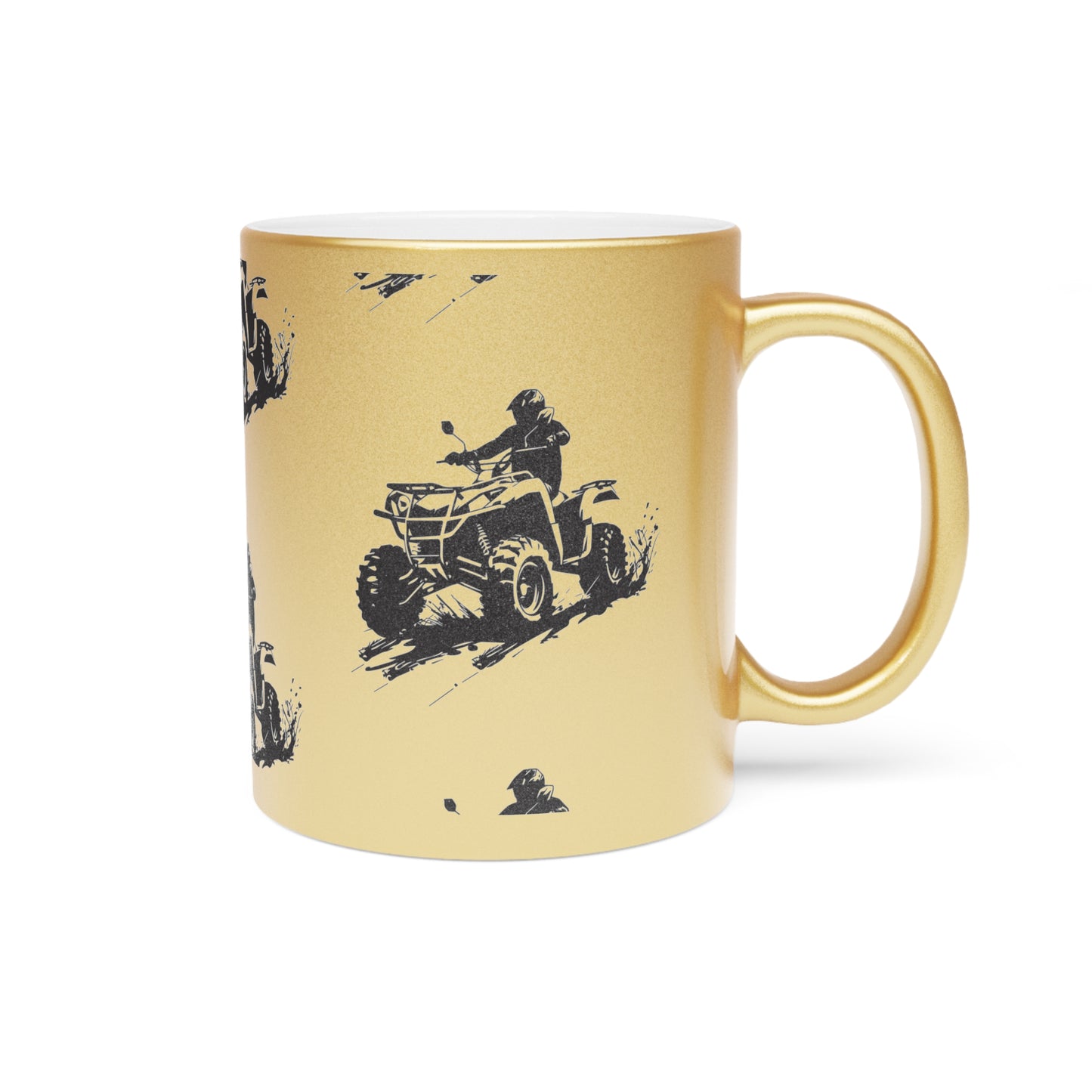 Slingin' Mud Quad Metallic Coffee Mug