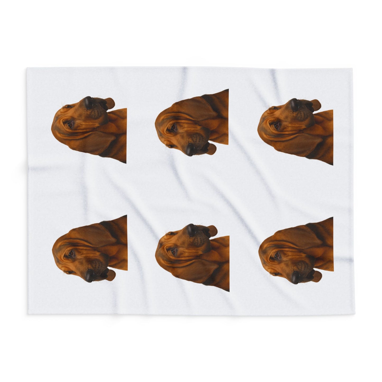 Bloodhound Head Arctic Fleece Blanket