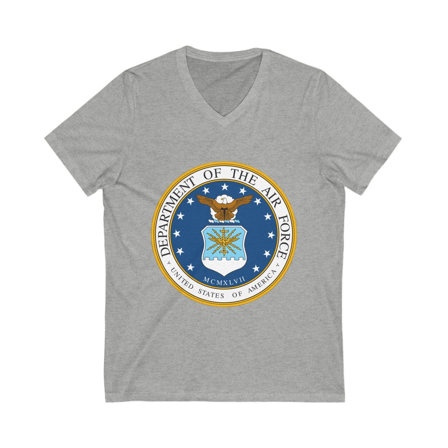 US Air Force Unisex Short Sleeve V-Neck Tee