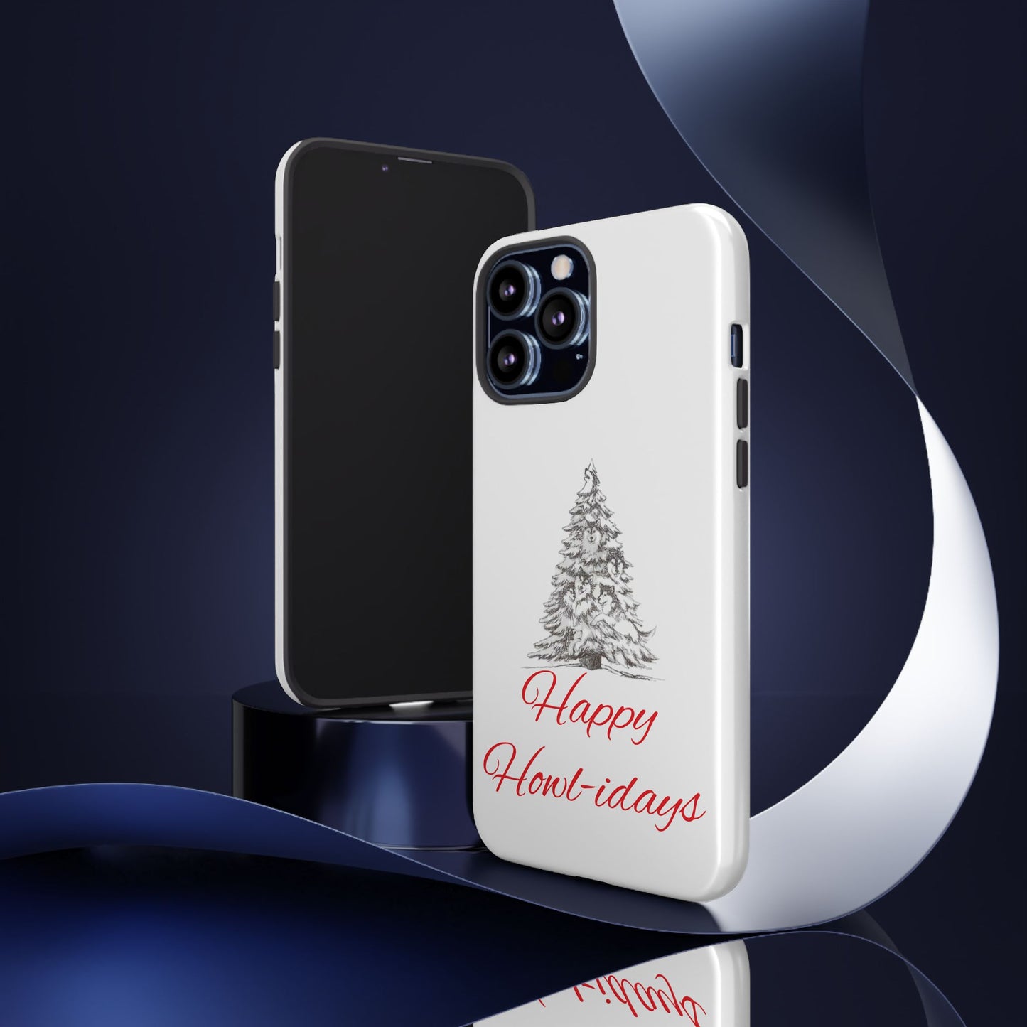 Happy Howl-idays iPhone Case