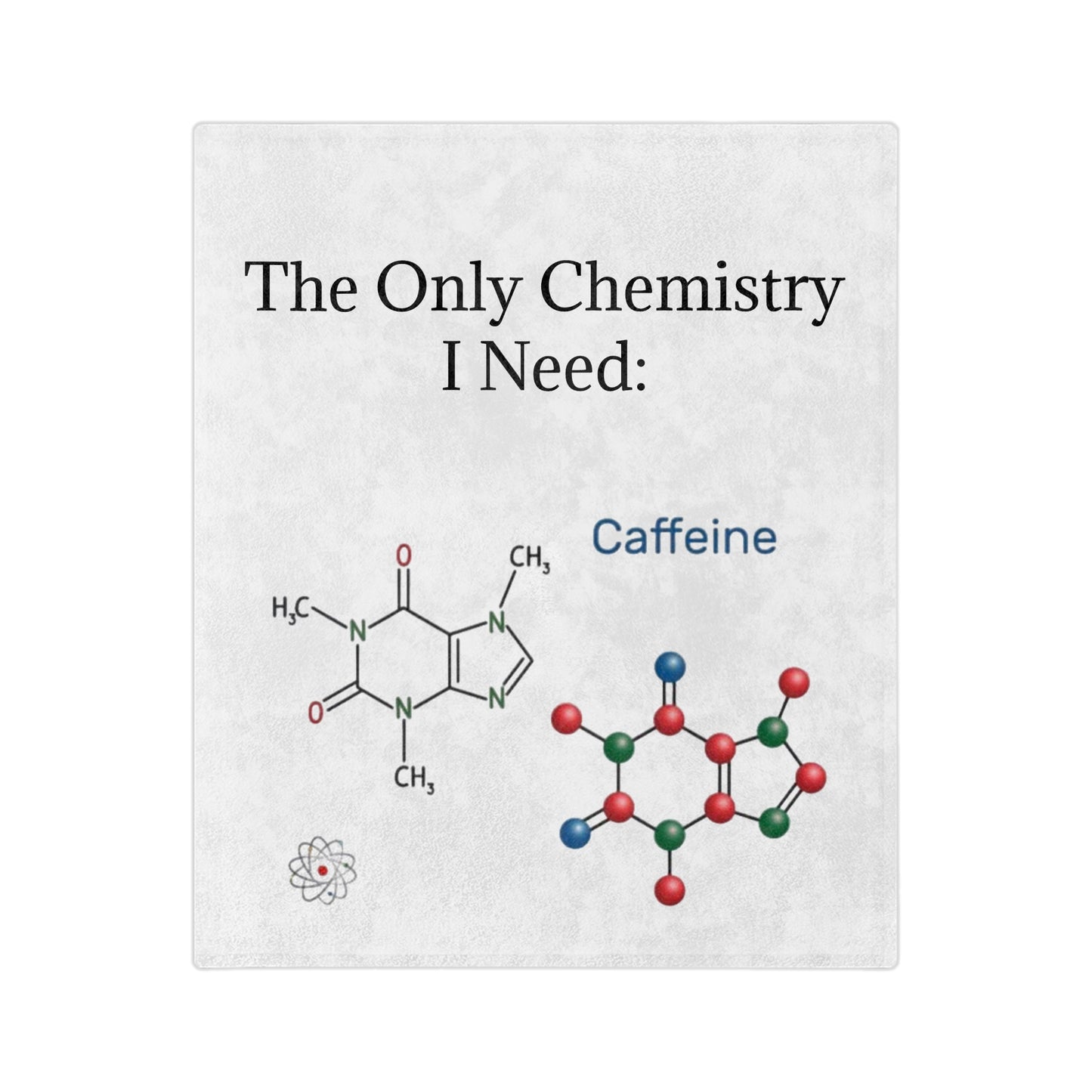 Chemistry Lesson Velveteen Microfiber Blanket