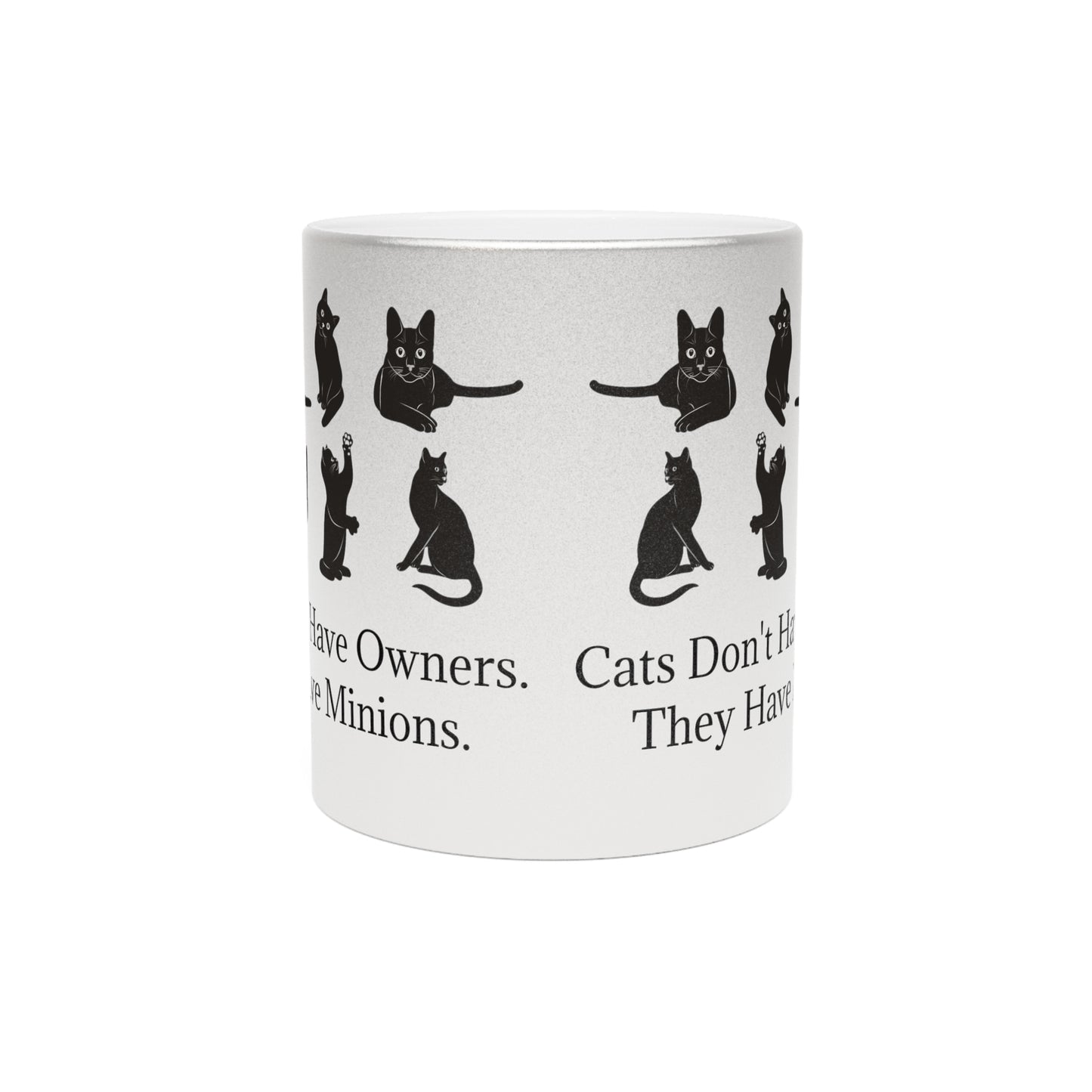 Cat Minions Metallic Coffee Mug