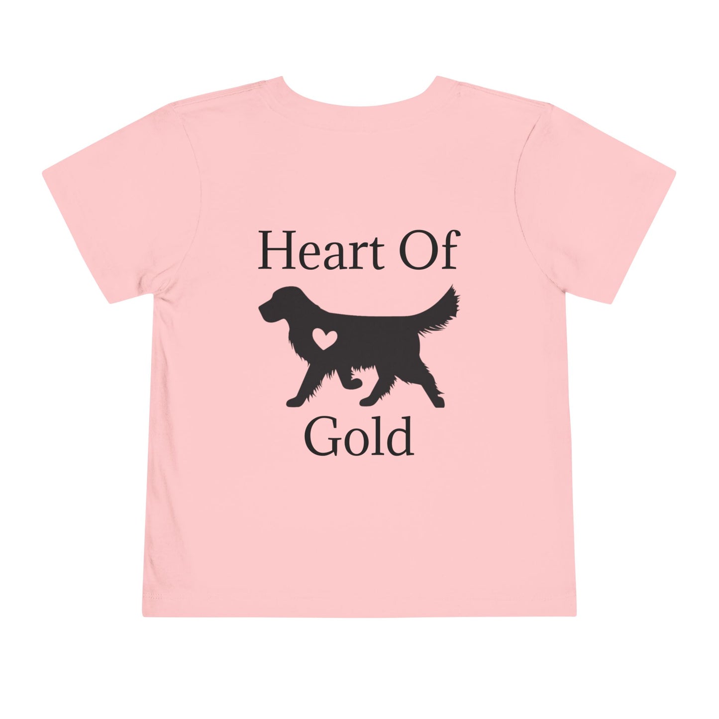 Heart Of Gold Toddler Unisex Short Sleeve Crewneck Tee