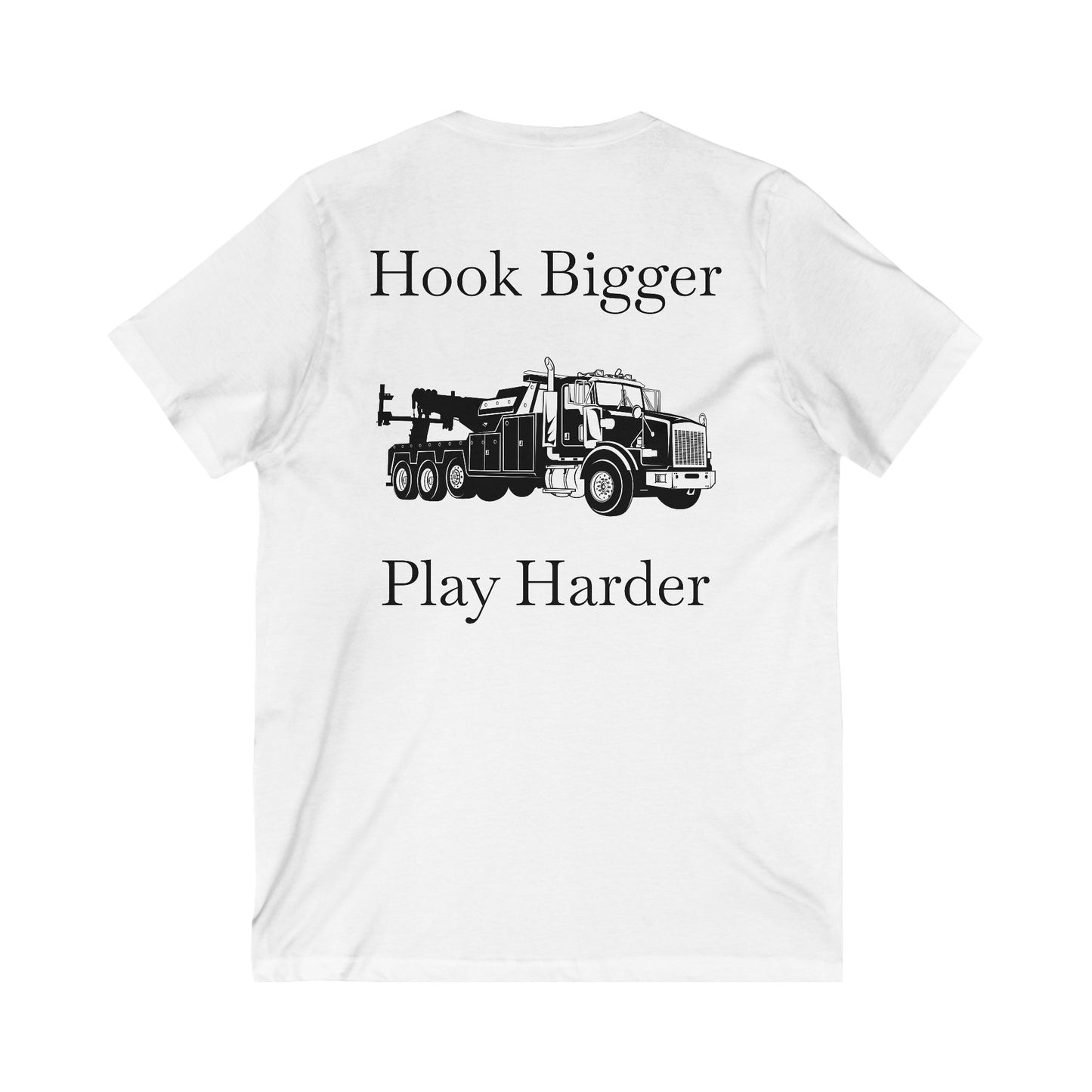 Hook Bigger Unisex Short Sleeve V-Neck Tee