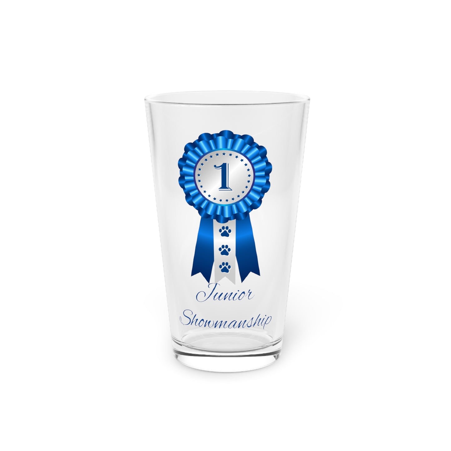 Junior Showmanship Drinking Glass