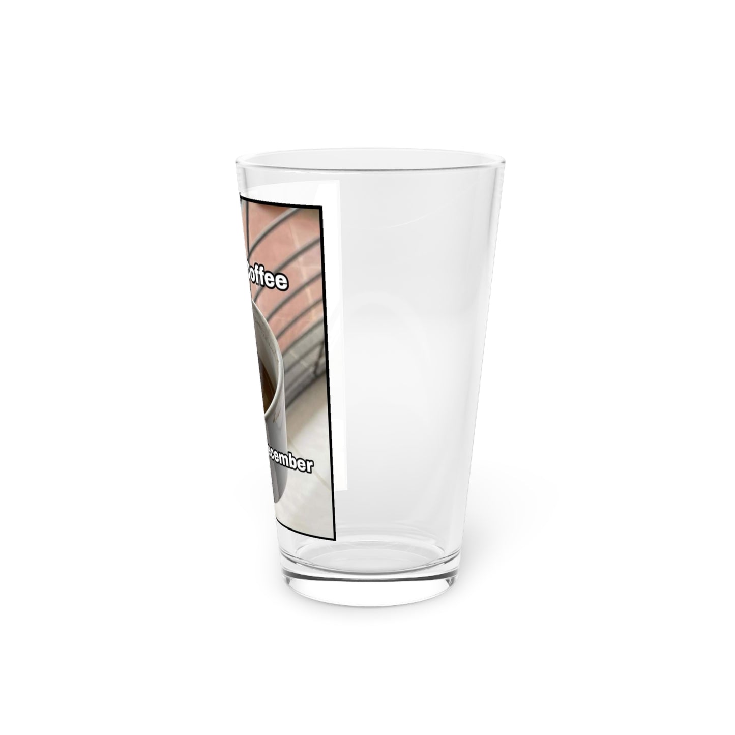 National Coffee Day Drinking Glass