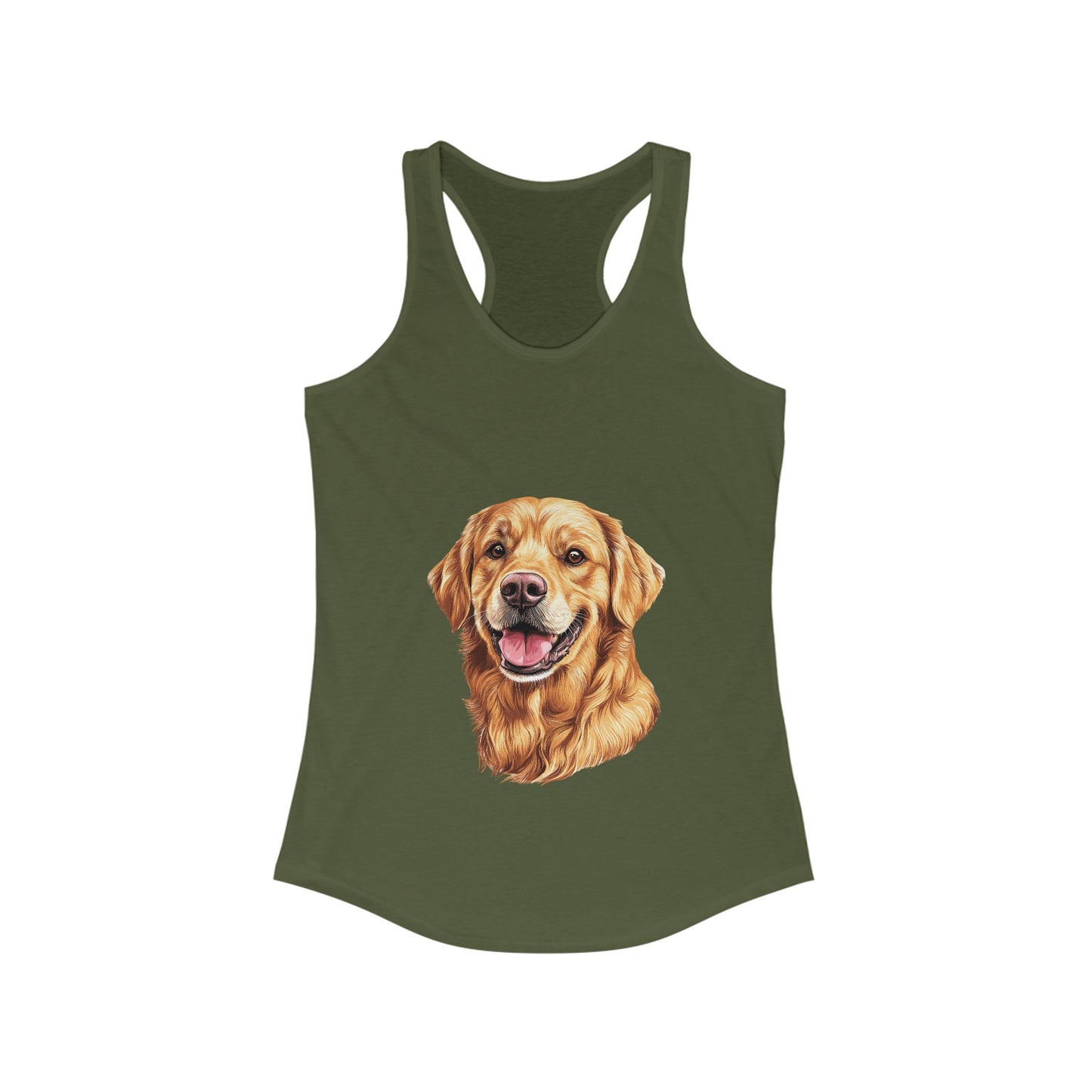 Golden Head Women's Racerback Tank