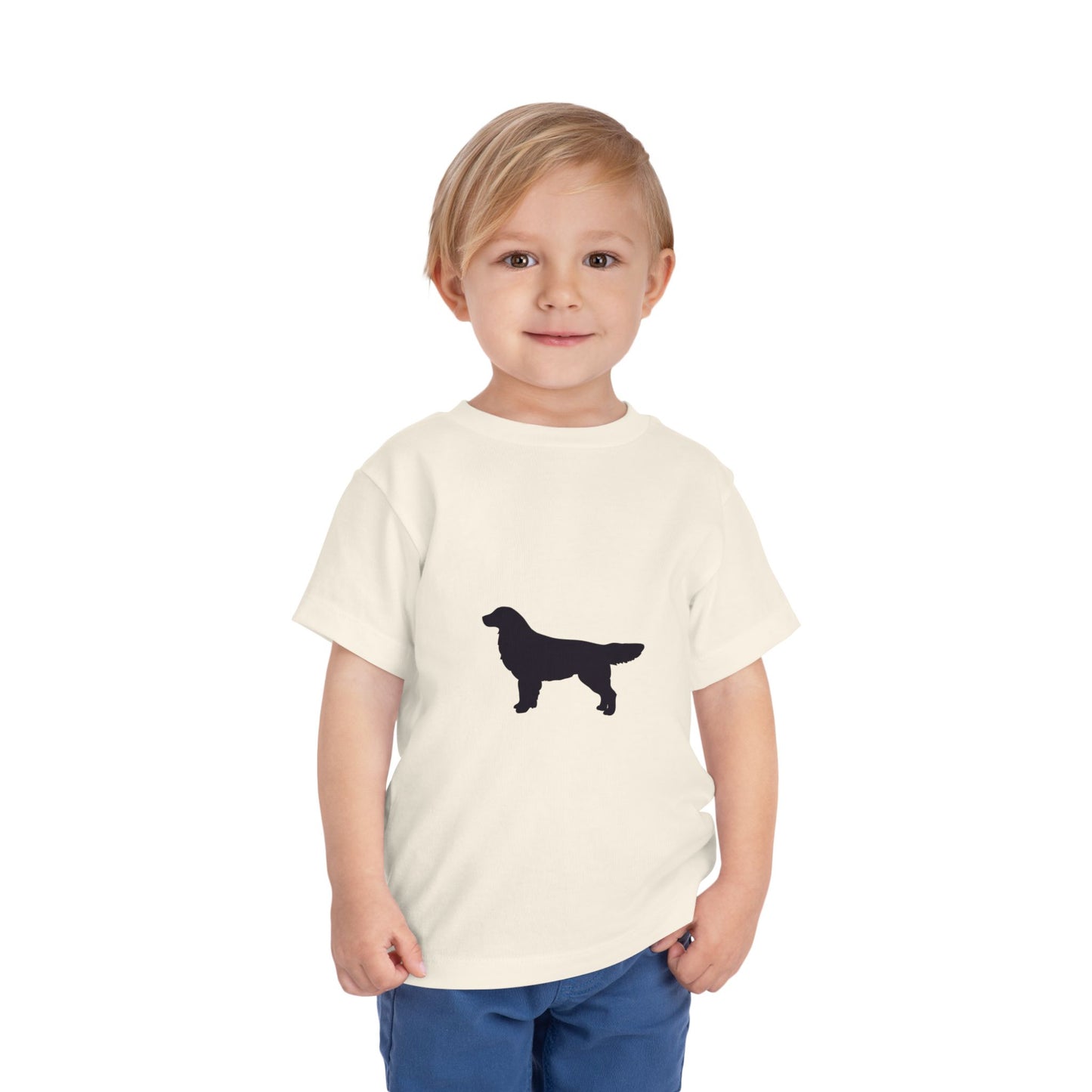 Golden Silhouette Toddler Unisex Short Sleeve Crewneck Tee