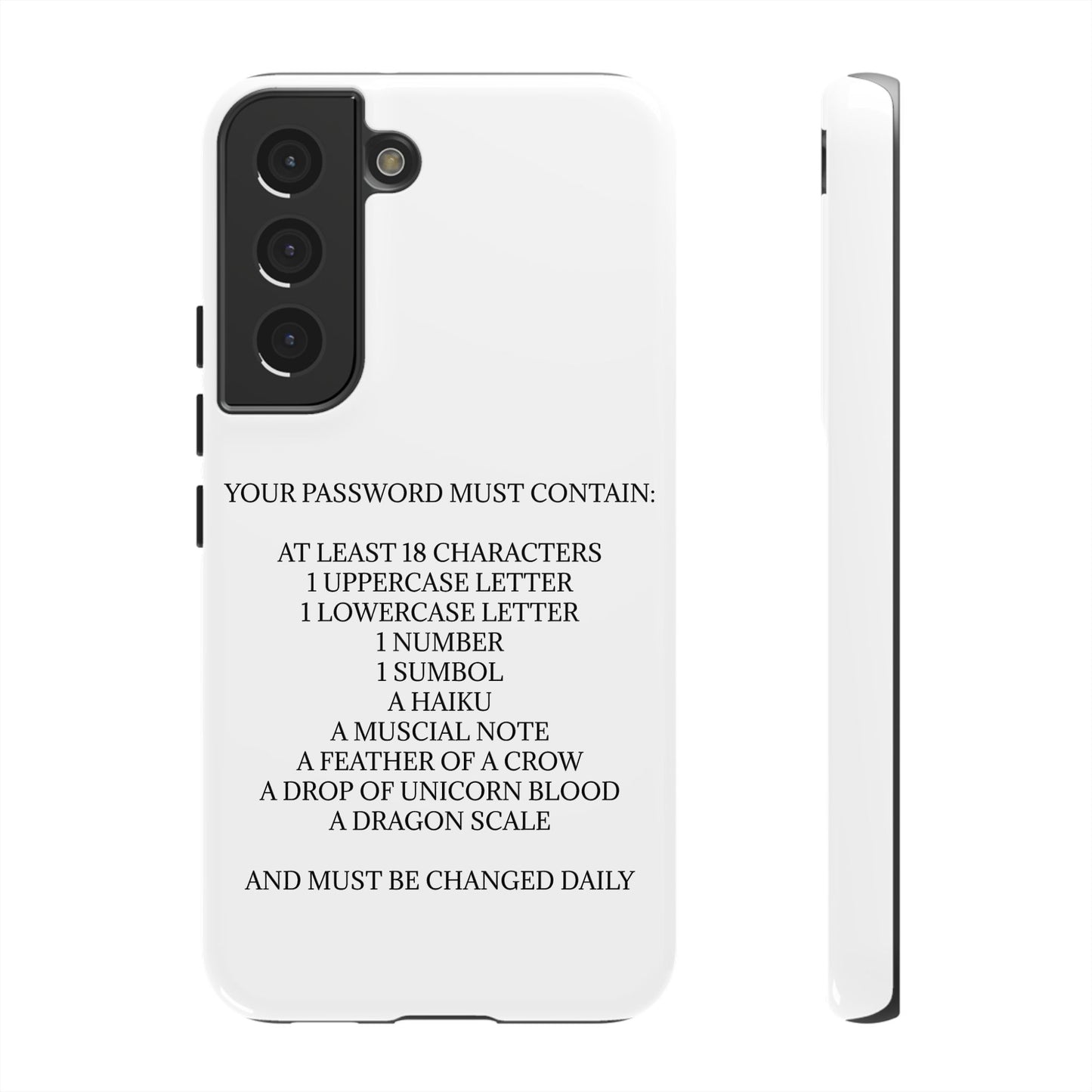 Password Samsung Case
