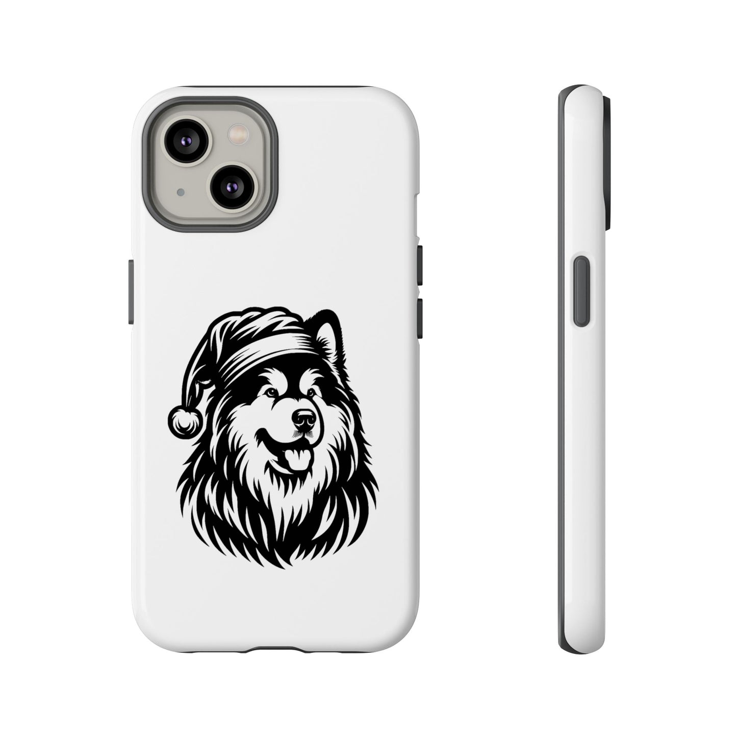 Santa Paws Malamute iPhone Case