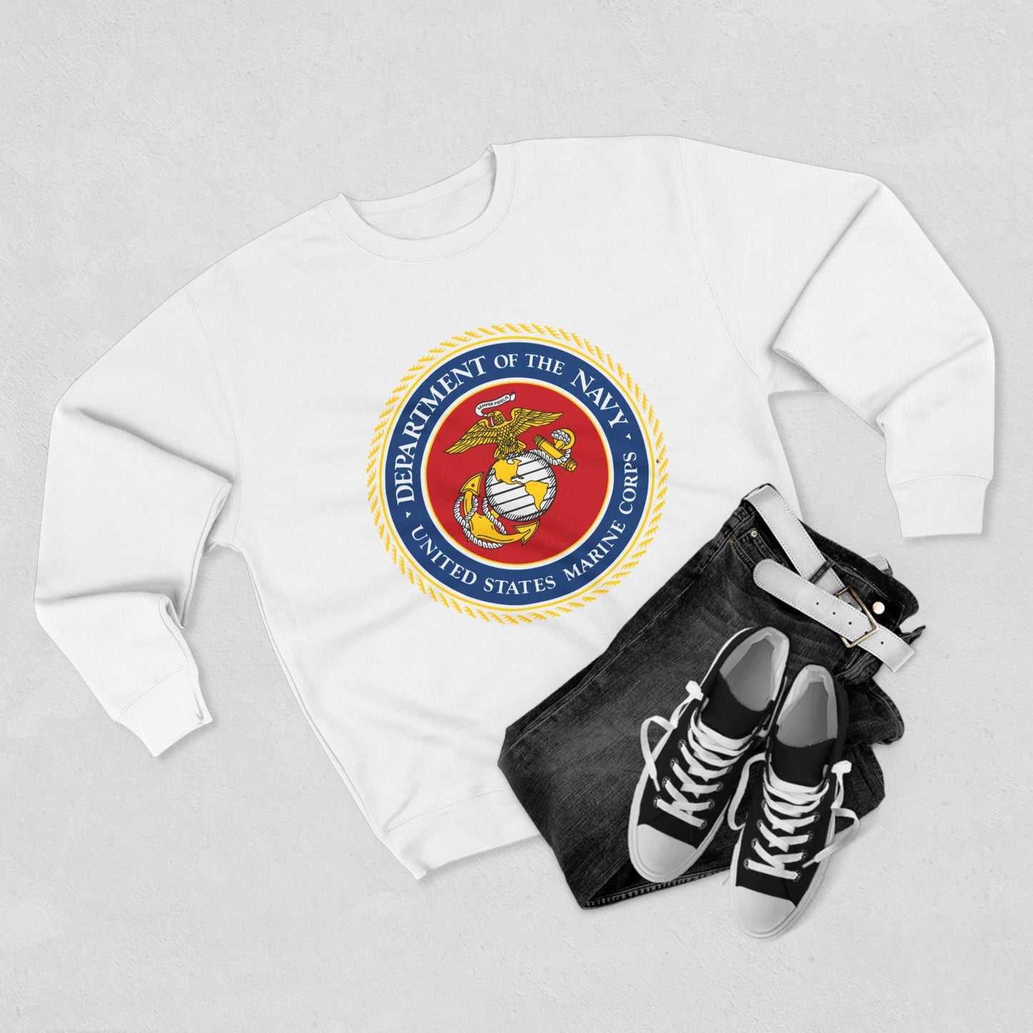 US Marine Corps Unisex Crewneck Sweatshirt