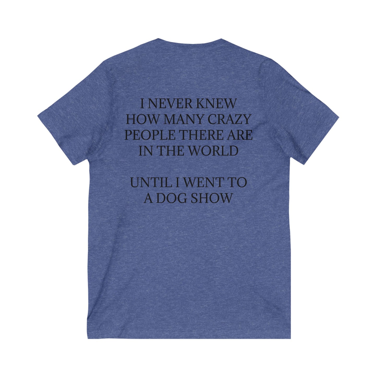 Never Knew Unisex Short Sleeve V-Neck Tee