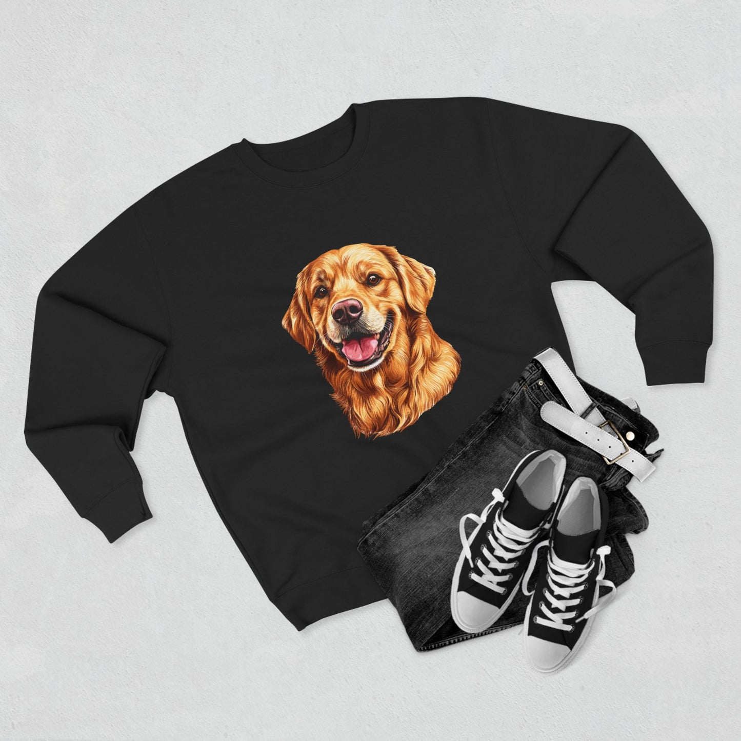 Golden Head Unisex Crewneck Sweatshirt