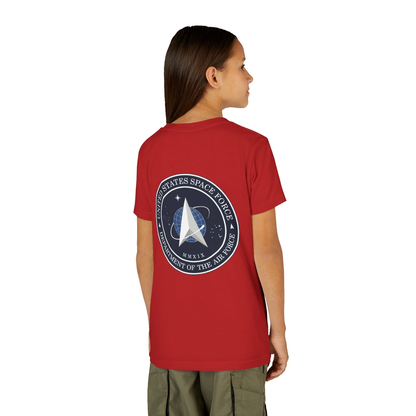US Space Force Youth Unisex Short Sleeve Crewneck Tee