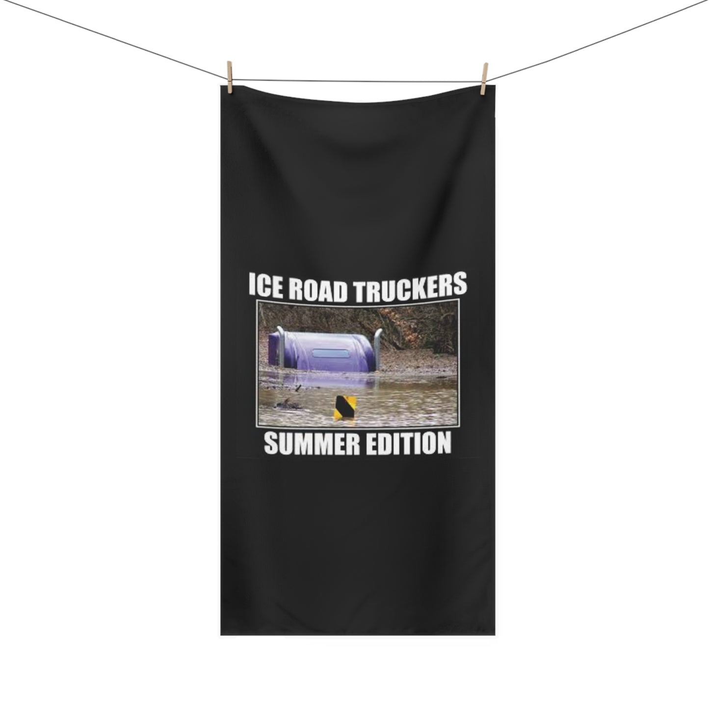 Ice Road Truckers Mink-Cotton Beach Towel
