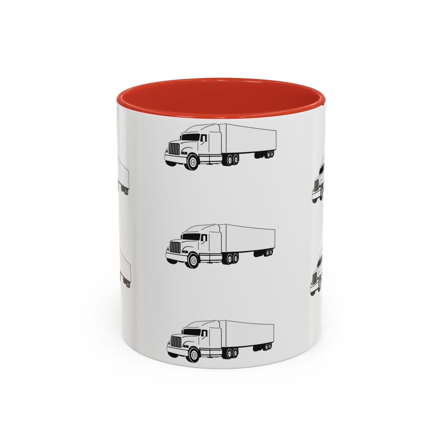Semi Truck 2-Tone Coffee Mug