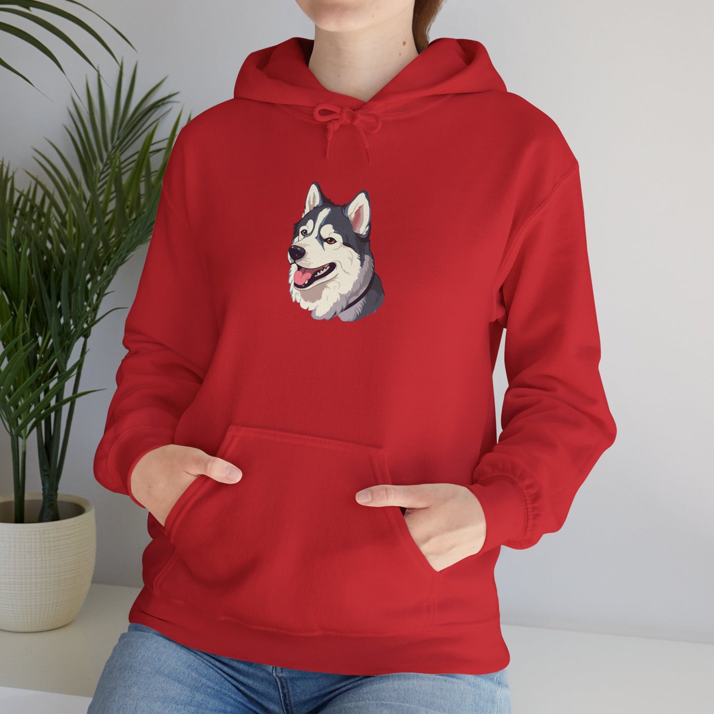 Malamute Head Unisex Hoodie