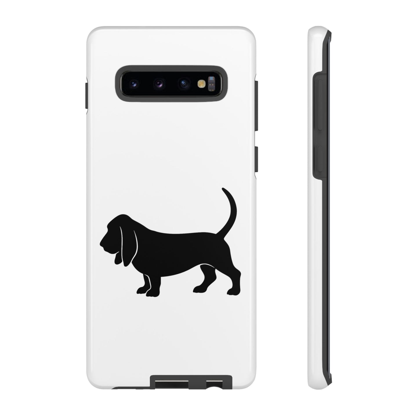 Basset Hound Silhouette Samsung Case