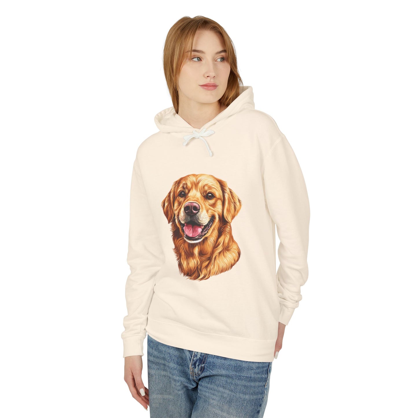 Golden Head Unisex Lightweight Hoodie
