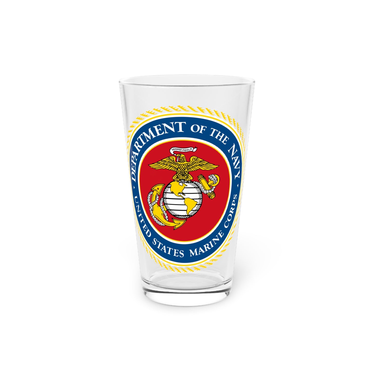 US Marine Corps Drinking Glass