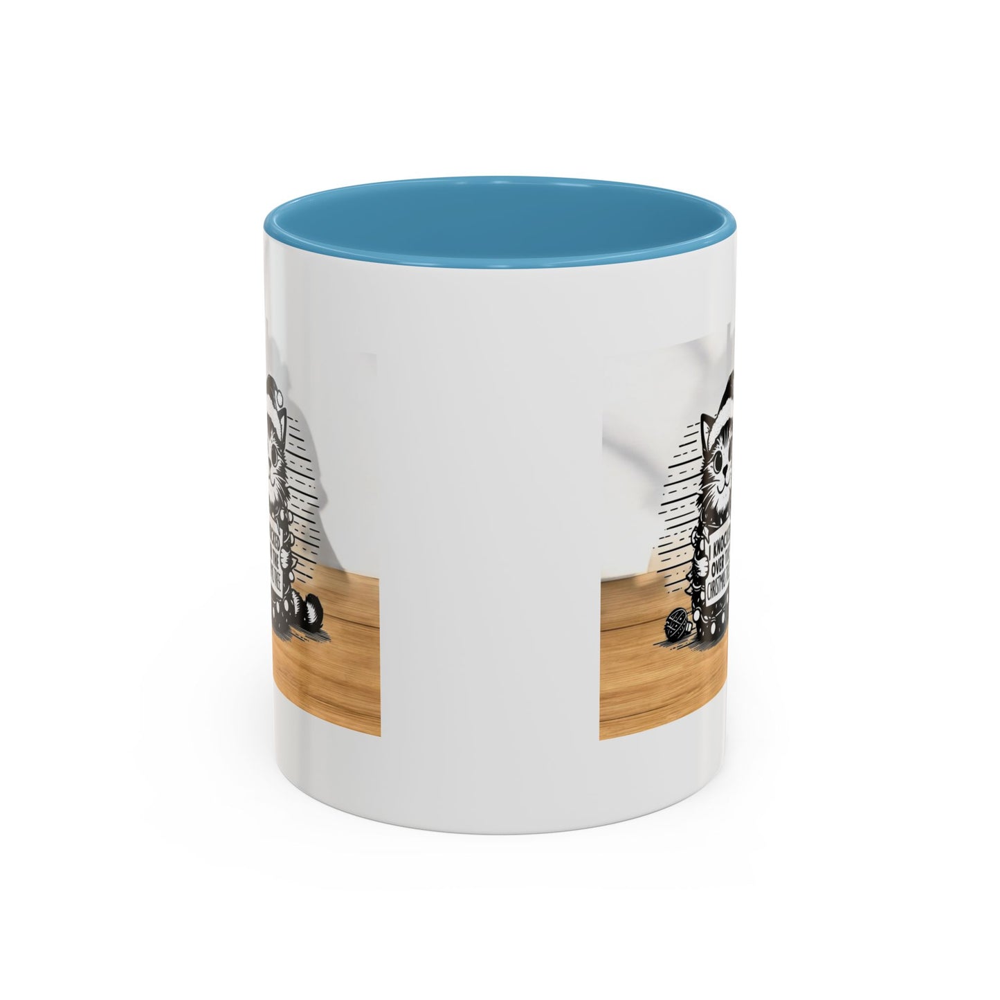 Naughty Cat 2-Tone Coffee Mug
