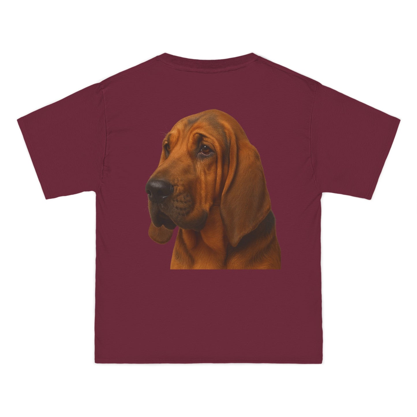 Bloodhound Head Men's Short-Sleeve Crewneck Tee
