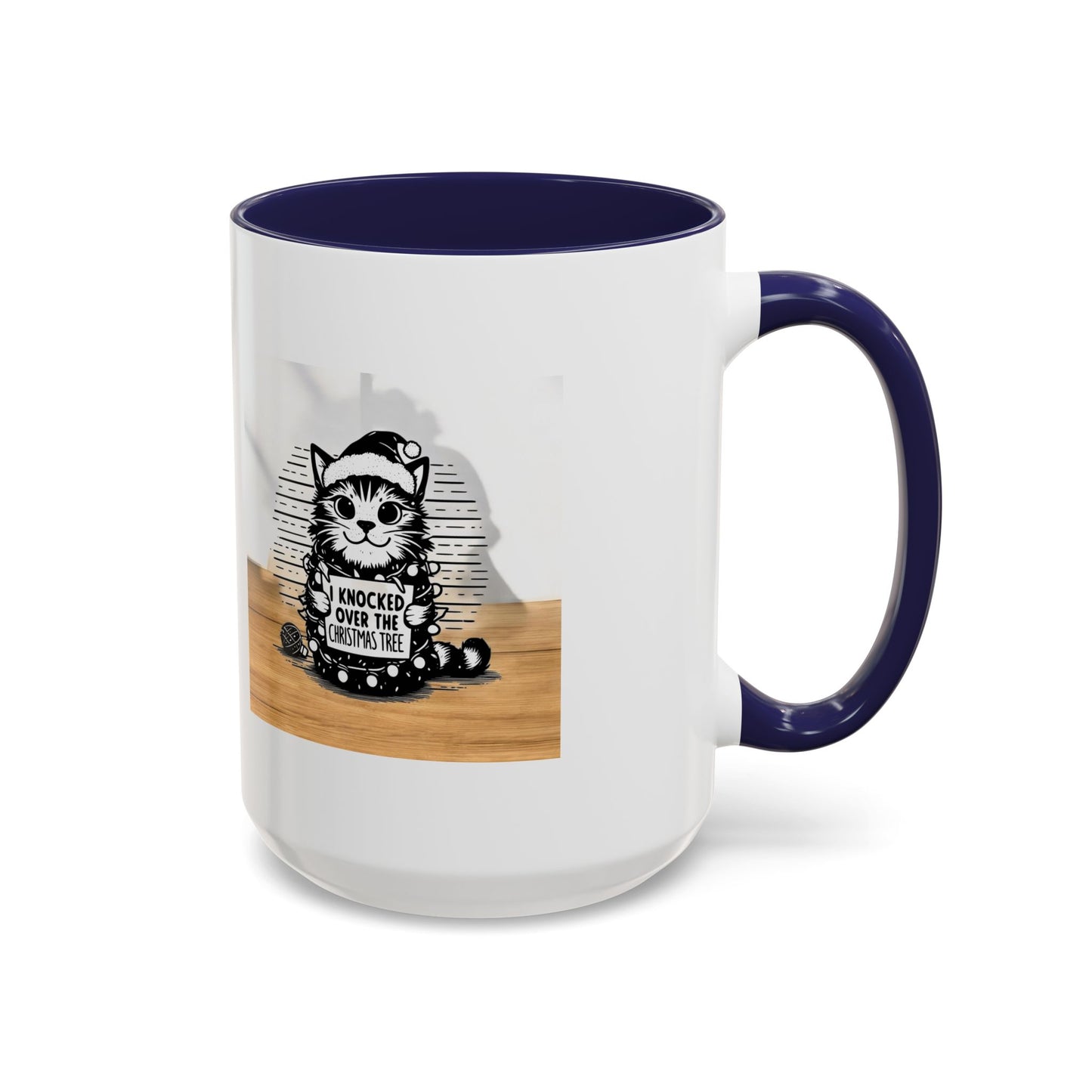 Naughty Cat 2-Tone Coffee Mug
